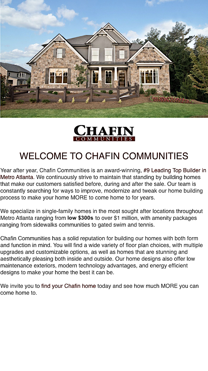 Chafin Communities