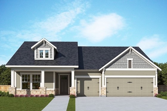 New Homes in Flowery Branch, Georgia built by David Weekley Homes in The Retreat at Sterling on the Lake, an Active Adult 55+ New Home Community!
