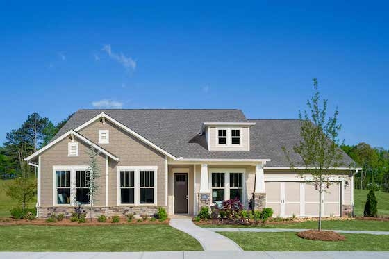 Active Adult New Homes in Cherokee County built by David Weekley Homes in Heritage at Towne Lake