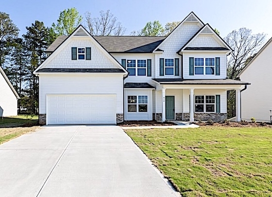 New Homes in Dallas, Georgia built by Piedmont Residential in the New Home Community of Creekside Landing!