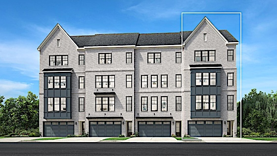 New Homes in Brookhaven, Georgia built by Toll Brothers in the New Home Community of Toll Brothers at Overlook at Lenox Park!