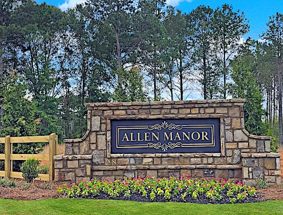 New Homes in Hoschton, Georgia built by Smith Douglas Homes in the New Home Community of Allen Manor