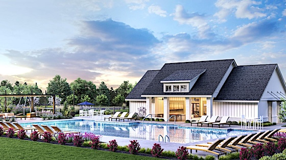 New Homes in Woodstock, Georgia built by Toll Brothers in the New Home Community of Vista Ridge!