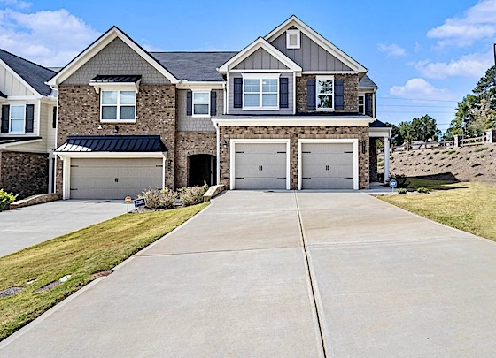 New Homes in Austell, Georgia built by Kerley Family Homes in the New Home Community of Park Center Pointe