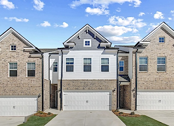 New Townhomes in Riverdale, Georgia built by DRB in the New Home Community of Auburn Ridge!
