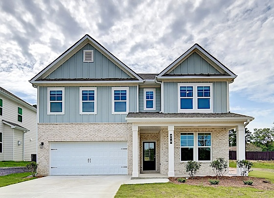 New Homes in Conyers, Georgia built by DRB Homes in the New Home Community of Abbotts Crossing!