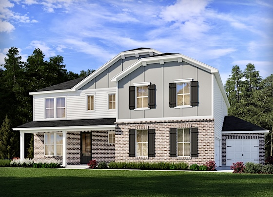 New Homes in Monroe, Georgia built by Meritage Homes in the New Home Community of River Pointe!