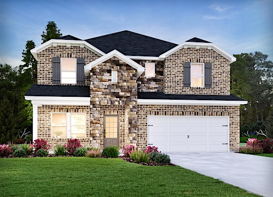 New Homes in Fairburn, Georgia built by Meritage Homes in the New Home Community of Harmony Manor!