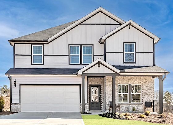 New Homes in Braselton, Georgia built by Meritage Home in the New Home Community of Vines at Mill Creek!