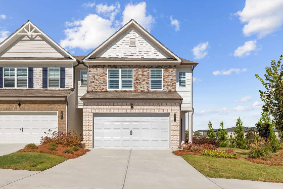 Somerset at Riverbrook, with 185 townhomes available, offering four distinct floorplan options