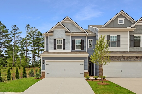 New Homes in Villa Rica, Georgia built by Smith Douglas Homes in the New Townhome Community of Jameson Towns!