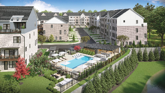 New Homes in Brookhaven, Georgia built by Toll Brothers in the New Home Community of Toll Brothers at Overlook at Lenox Park!