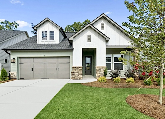 New Homes for Active Adults in Gainesville, Georgia built by David Weekley Homes in the Active Adult 55+ New Home Community of Lanier Landing!