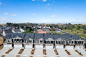 New Homes in Hampton, Georgia built by Dream Finders Homes in the New Home Community of The Enclave Townhomes!